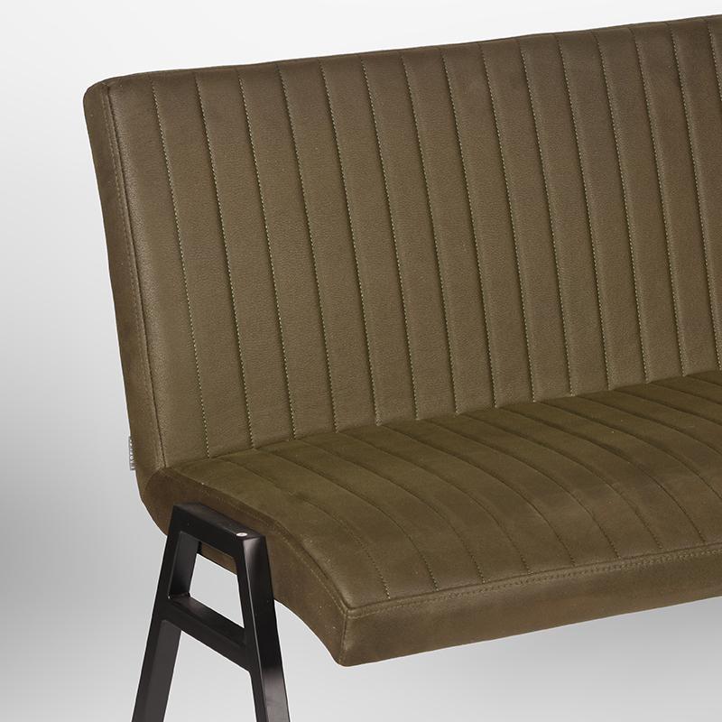 Eetkamerbank Matz Army Kunstleder 175 cm 175x62x86 cm-Eetkamerbanken-LABEL51