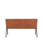 Eetkamerbank Matz Cognac Kunstleder 145 cm 145x62x86 cm-Eetkamerbanken-LABEL51