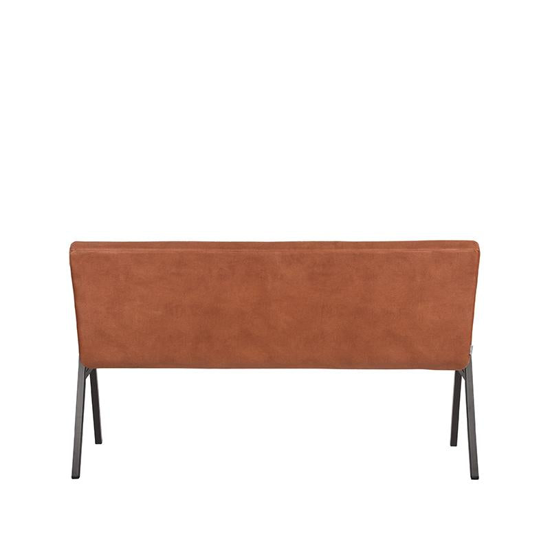 Eetkamerbank Matz Cognac Kunstleder 145 cm 145x62x86 cm-Eetkamerbanken-LABEL51