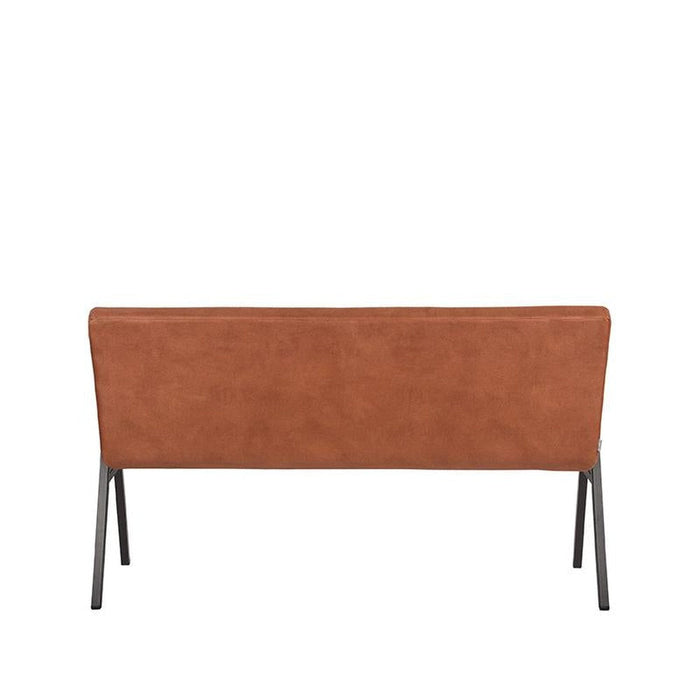 Eetkamerbank Matz - Cognac - Microfiber - 145 cm-Eetkamerbanken-LABEL51