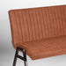 Eetkamerbank Matz - Cognac - Microfiber - 145 cm-Eetkamerbanken-LABEL51