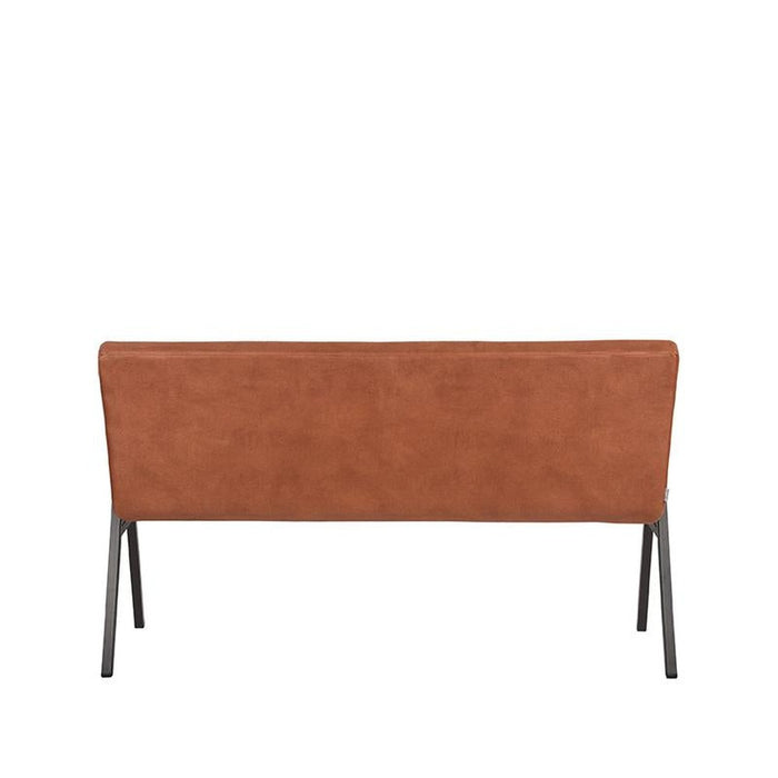 Eetkamerbank Matz - Cognac - Microfiber - 145 cm-Eetkamerbanken-LABEL51