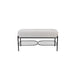 Eetkamerbank Milou Stof, Polyester, Metaal Grijs 90x35 cm-Eetkamerbanken-Creating Home
