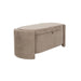Eetkamerbank Miro Polyester, MDF Grijs 44x108 cm-Eetkamerbanken-Creating Home