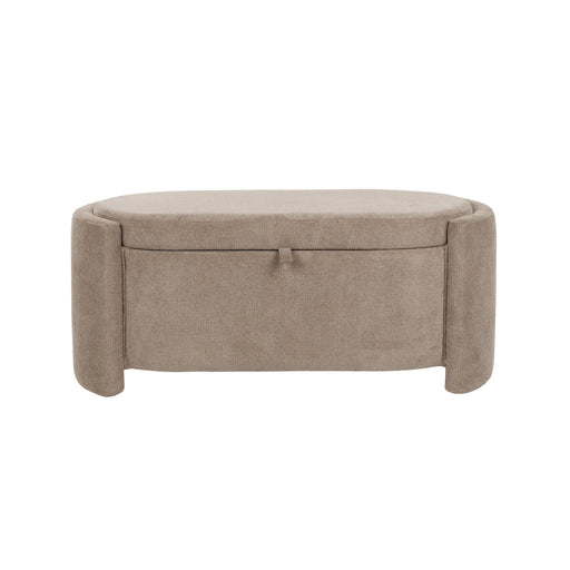 Eetkamerbank Miro Polyester, MDF Grijs 44x108 cm-Eetkamerbanken-Creating Home