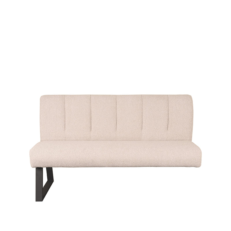 Eetkamerbank Modula Bouclé Naturel 150 cm 150x62x92 cm-3-Zitsbanken-LABEL51
