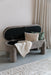 Eetkamerbank Orly Polyester, MDF Grijs 45x113 cm-Eetkamerbanken-Creating Home