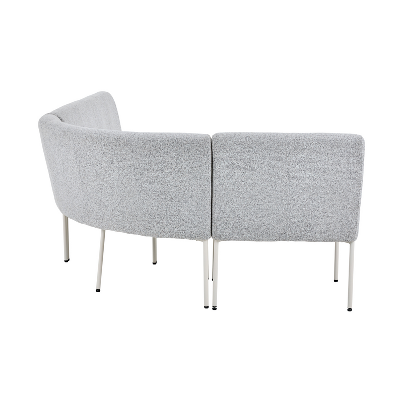 Eetkamerbank Riff Hoek Beige 100x100x87 cm-Eetkamerbanken-Starfurn
