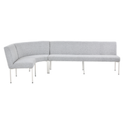 Eetkamerbank Riff Hoek Beige 100x100x87 cm-Eetkamerbanken-Starfurn