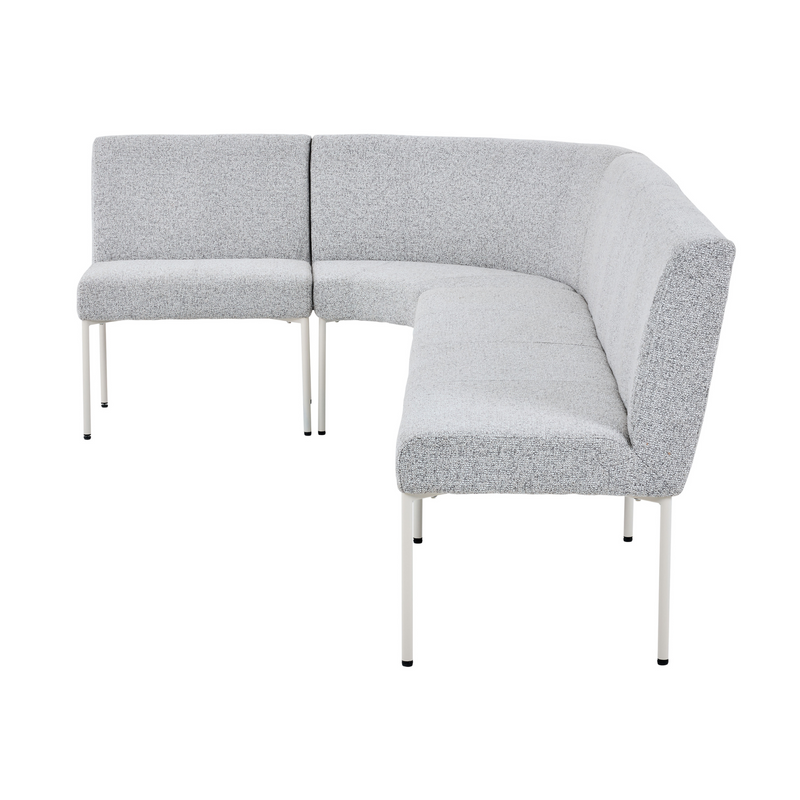 Eetkamerbank Riff Hoek Beige 100x100x87 cm-Eetkamerbanken-Starfurn