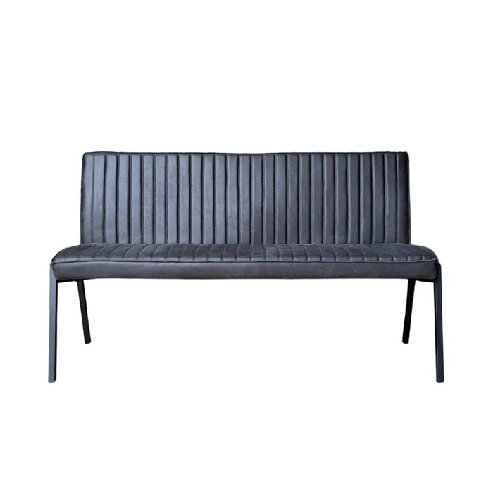 Eetkamerbank Tivoli Bull - 155 cm - Antraciet-Eetkamerbanken-Starfurn