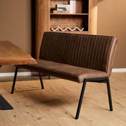 Eetkamerbank Tivoli Bull 155 cm Bruin 155x56x88 cm-Eetkamerbanken-Starfurn