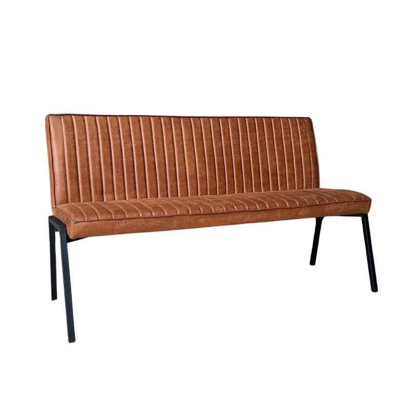 Eetkamerbank Tivoli Bull 155 cm Cognac 155x56x88 cm-Eetkamerbanken-Starfurn
