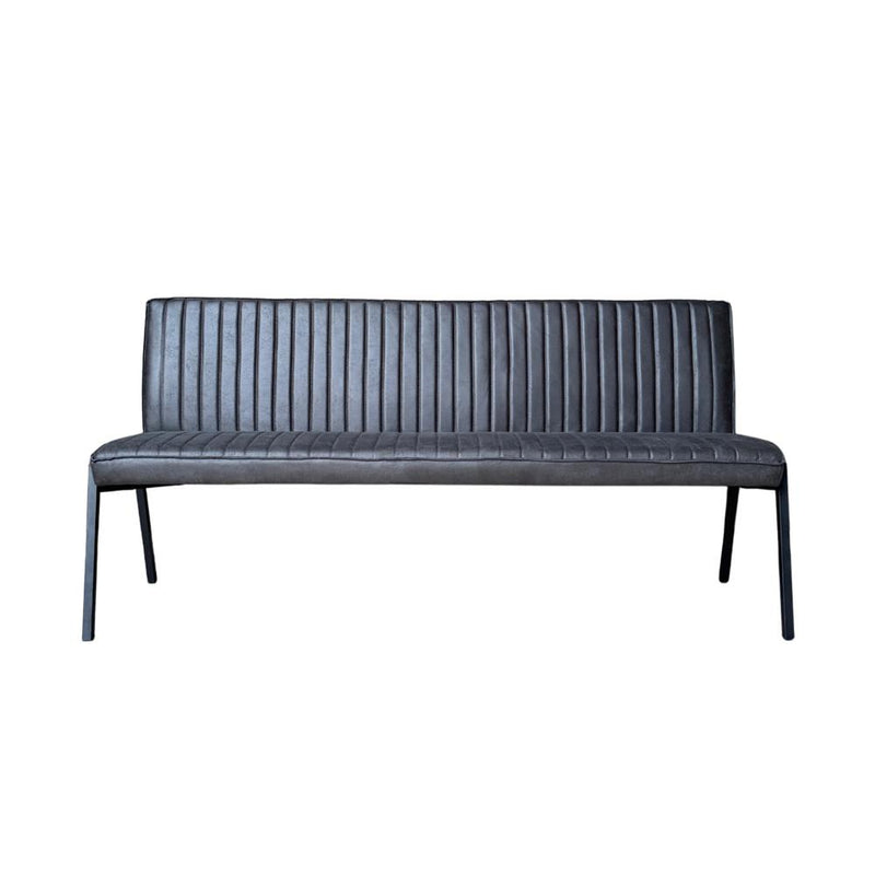 Eetkamerbank Tivoli Bull 185 cm Antraciet 185x56x88 cm-Eetkamerbanken-Starfurn