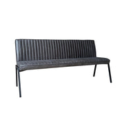 Eetkamerbank Tivoli Bull 185 cm Antraciet 185x56x88 cm-Eetkamerbanken-Starfurn