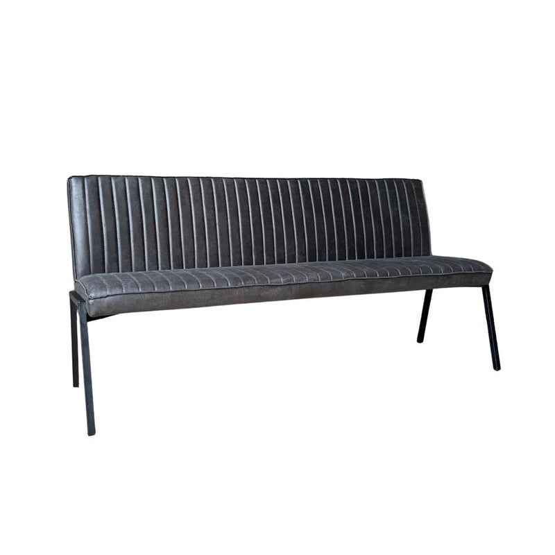 Eetkamerbank Tivoli Bull 185 cm Antraciet 185x56x88 cm-Eetkamerbanken-Starfurn