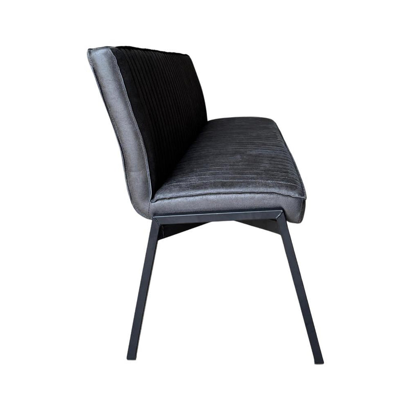 Eetkamerbank Tivoli Bull 185 cm Antraciet 185x56x88 cm-Eetkamerbanken-Starfurn