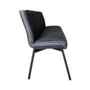 Eetkamerbank Tivoli Bull 185 cm Antraciet 185x56x88 cm-Eetkamerbanken-Starfurn