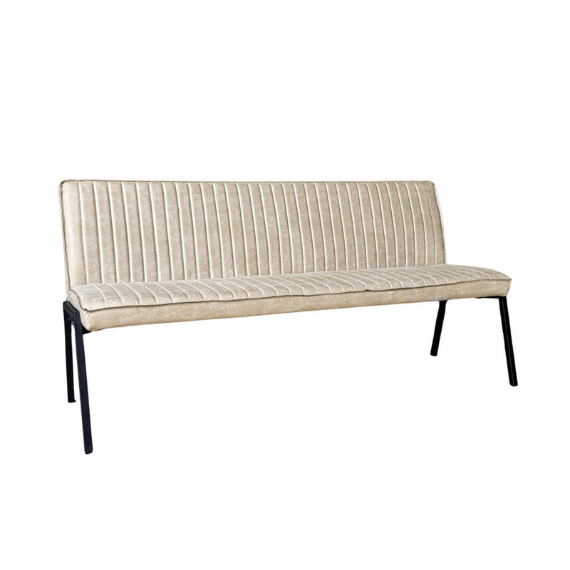 Eetkamerbank Tivoli Bull 185 cm Beige 185x56x88 cm-Eetkamerbanken-Starfurn