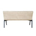 Eetkamerbank Tivoli Bull - 185 cm - Beige-Eetkamerbanken-Starfurn