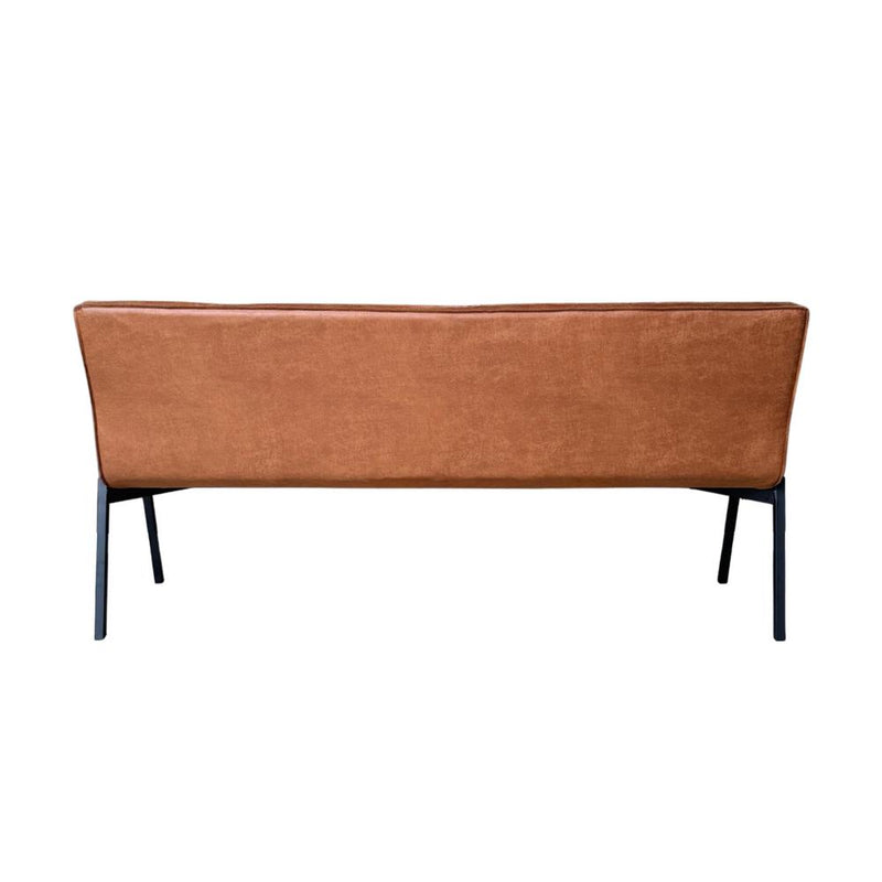 Eetkamerbank Tivoli Bull 185 cm Cognac 185x56x88 cm-Eetkamerbanken-Starfurn