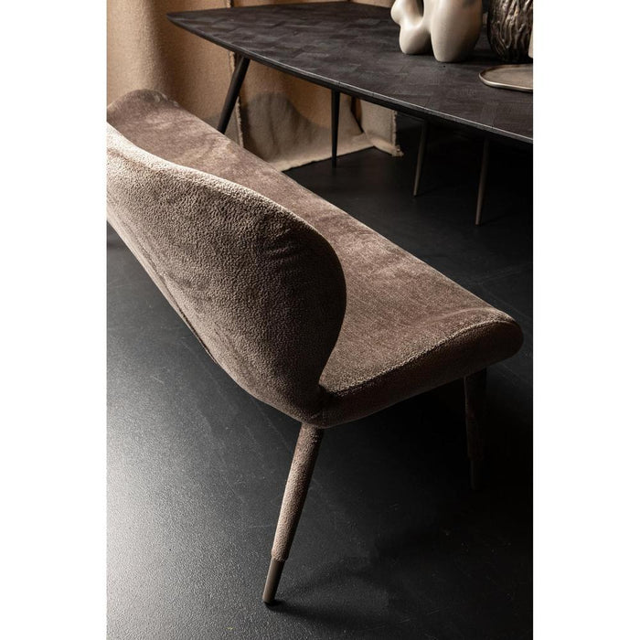 Eetkamerbanken Eetkamerbank Thor Dining Bank Aphrodite Mocca 7-Eetkamerbanken-PTMD