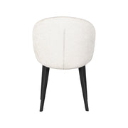 Eetkamerstoel 2de kans Eetkamerstoel Logan Crème Fluweel-Eetkamerstoelen-LABEL51