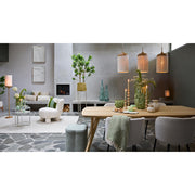 Eetkamerstoel 2de kans Eetkamerstoel Radaja Crème 58x58x78cm-Eetkamerstoelen-Light & Living