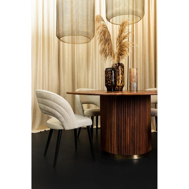 Eetkamerstoel Abierto Crème-Eetkamerstoelen-PTMD
