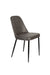 Eetkamerstoel Alana Polyester Donkergrijs 54x47 cm-Eetkamerstoelen-Creating Home