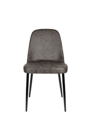 Eetkamerstoel Alana Polyester Donkergrijs 54x47 cm-Eetkamerstoelen-Creating Home