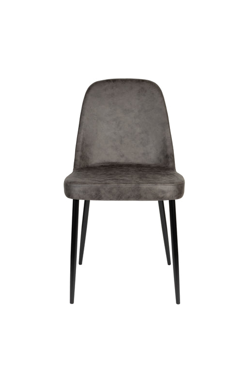Eetkamerstoel Alana Polyester Donkergrijs 54x47 cm-Fauteuils-Creating Home