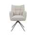 Eetkamerstoel Amalfi - Naturel - Royal Boucle - Taupe Metalen-Eetkamerstoelen-LABEL51