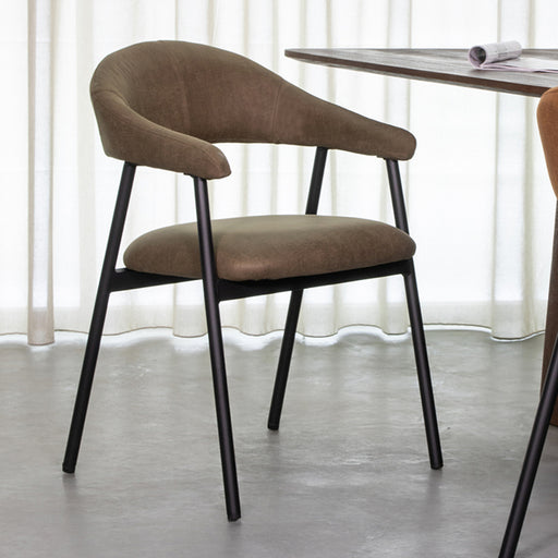 Eetkamerstoel Amaze Moss Micro Suede 54x54x80 cm-Eetkamerstoelen-LABEL51