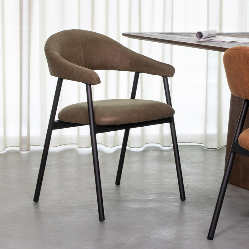 Eetkamerstoel Amaze Moss Micro Suede 54x54x80 cm-Eetkamerstoelen-LABEL51