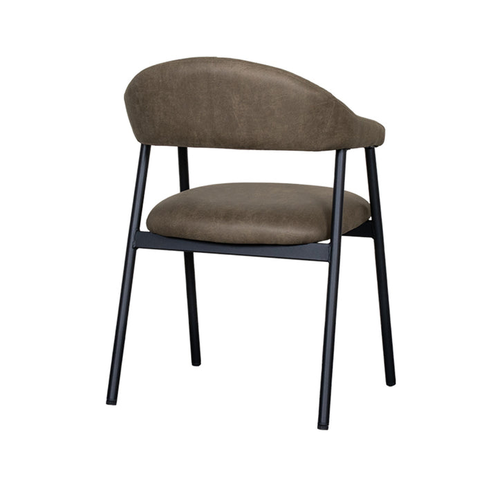 Eetkamerstoel Amaze - Moss - Micro Suede-Eetkamerstoelen-LABEL51