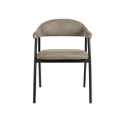 Eetkamerstoel Amaze Taupe Micro Suede 54x54x80 cm-Eetkamerstoelen-LABEL51