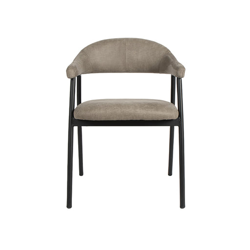Eetkamerstoel Amaze - Taupe - Micro Suede-Eetkamerstoelen-LABEL51