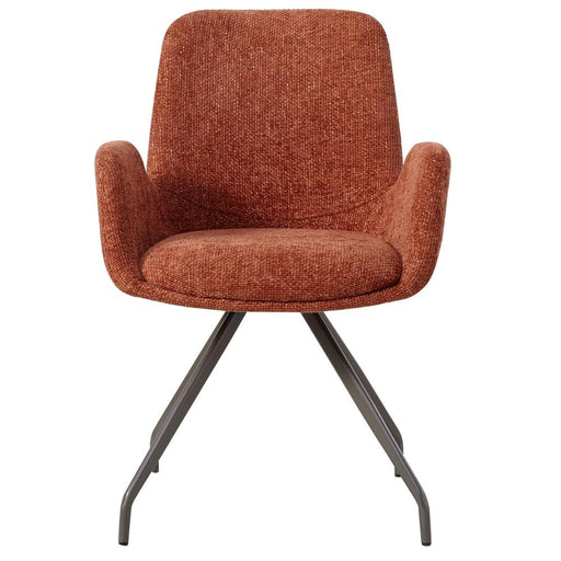 Eetkamerstoel Athena Polyester Rood-Eetkamerstoelen-PTMD