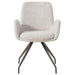 Eetkamerstoel Athena Polyester Wit-Eetkamerstoelen-PTMD