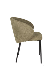 Eetkamerstoel Ayle Moss Polyester Groen 48x58 cm-Eetkamerstoelen-Creating Home