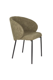 Eetkamerstoel Ayle Moss Polyester Groen 48x58 cm-Eetkamerstoelen-Creating Home