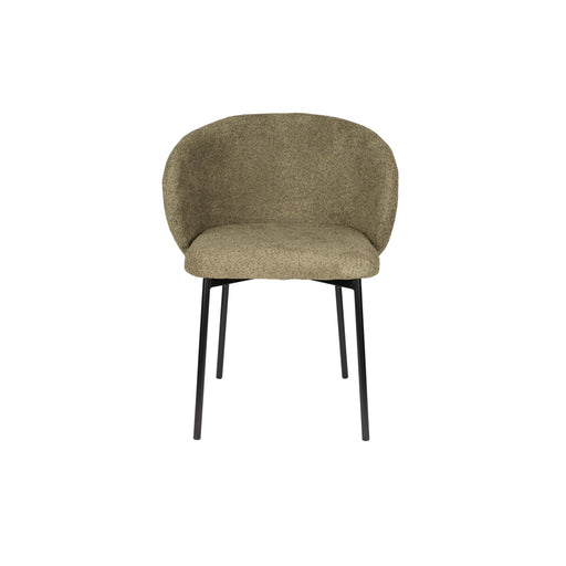Eetkamerstoel Ayle Moss Polyester Groen 48x58 cm-Fauteuils-Creating Home