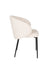 Eetkamerstoel Ayle Off Polyester Wit 48x58 cm-Fauteuils-Creating Home