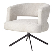 Eetkamerstoel Baldr Polyester Crème-Eetkamerstoelen-PTMD