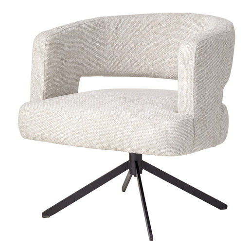 Eetkamerstoel Baldr Polyester Crème-Eetkamerstoelen-PTMD
