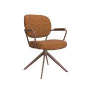 Eetkamerstoel Basel Coral Royal Boucle Coral Metalen Frame-Eetkamerstoelen-LABEL51