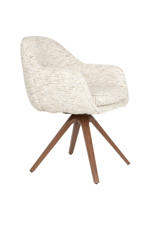 Eetkamerstoel Batoul Polyester Beige – hoofdfoto