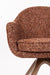 Eetkamerstoel Batoul Polyester Terracotta – detail