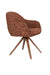 Eetkamerstoel Batoul Polyester Terracotta – hoofdfoto